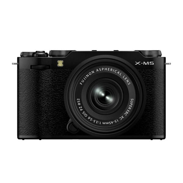 Fujifilm X-M5 + XC 15-45mm F3.5-5.6 OIS PZ Black Garanzia Fujifilm Italia Fujifilm X-M5 + XC 15-45mm F3.5-5.6 OIS PZ Black Garanzia Fujifilm Italia